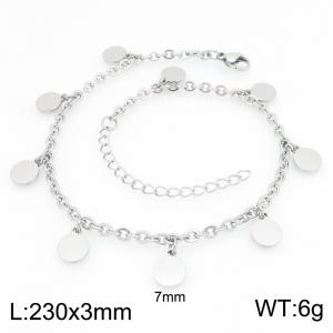 Stainless Steel Anklet - KJ4803-Z