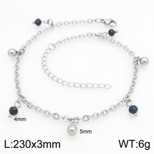Stainless Steel Anklet - KJ4805-Z