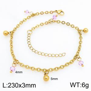 Gold-Plating Anklets - KJ4814-Z