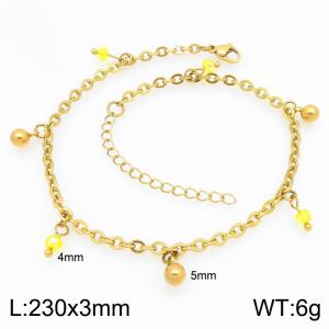 Gold-Plating Anklets - KJ4818-Z