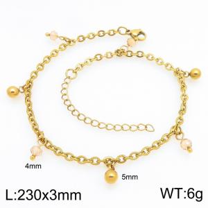 Gold-Plating Anklets - KJ4820-Z