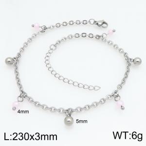 Stainless Steel Anklet - KJ4823-Z