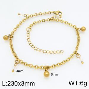 Gold-Plating Anklets - KJ4824-Z