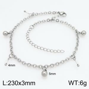 Stainless Steel Anklet - KJ4825-Z