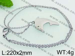 Stainless Steel Anklet - KJ822-YJ