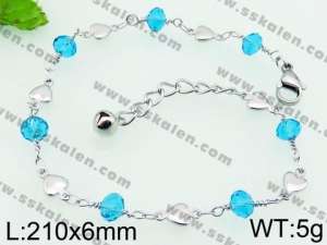 Stainless Steel Anklet - KJ876-YJ