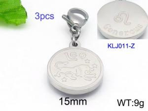 Stainless Steel Charms with Lobster - KLJ011-Z