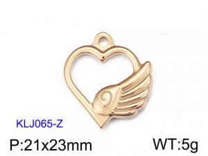 Stainless Steel Charms - KLJ065-Z