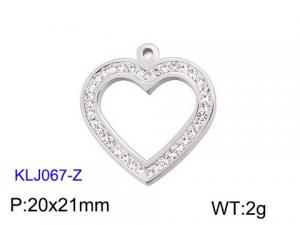 Stainless Steel Charms - KLJ067-Z