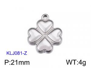 Stainless Steel Charms - KLJ081-Z