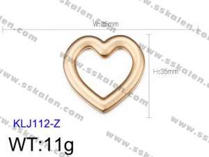 Stainless Steel Charms - KLJ112-Z