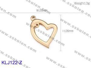 Stainless Steel Charms - KLJ122-Z