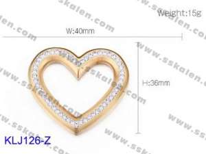 Stainless Steel Charms - KLJ126-Z