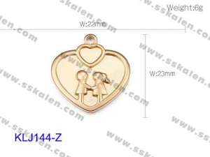 Stainless Steel Charms - KLJ144-Z
