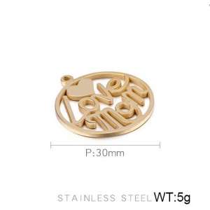 Stainless Steel Charms - KLJ406-Z