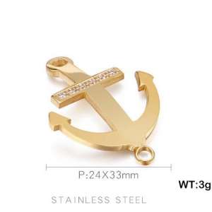 Stainless Steel Charms - KLJ421-Z