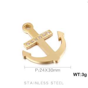 Stainless Steel Charms - KLJ475-Z