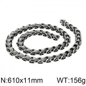 Stainless Steel Necklace - KN10315-D