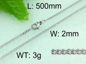 Staineless Steel Small Chain - KN10397-Z