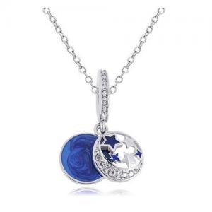 Stainless Steel Necklace - KN108640-PA
