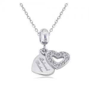 Stainless Steel Necklace - KN108652-PA
