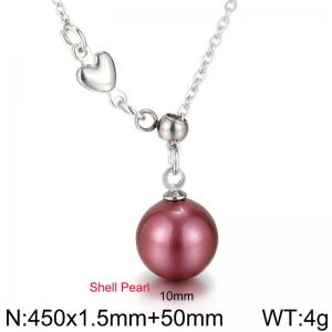 Shell Pearl Necklaces - KN109651-Z