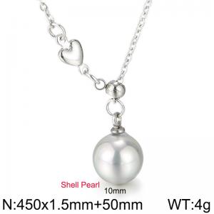 Shell Pearl Necklaces - KN109657-Z