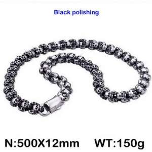 Stainless Steel Necklace - KN109675-KJX