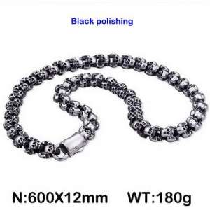 Stainless Steel Necklace - KN109677-KJX
