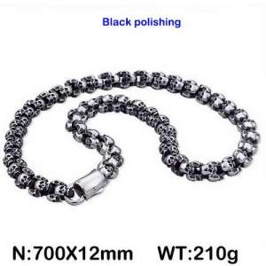 Stainless Steel Necklace - KN109678-KJX