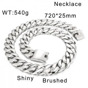 Stainless Steel Necklace - KN11092-D