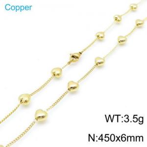 Copper Necklace - KN112364-Z
