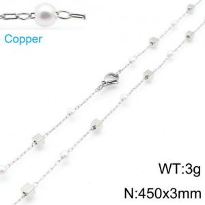 Copper Necklace - KN112370-Z