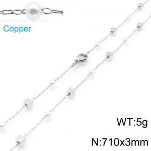 Copper Necklace - KN112375-Z