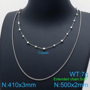 Copper Necklace - KN112388-Z