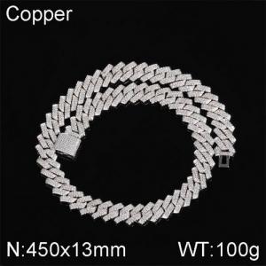 Copper Necklace - KN113037-WGQK