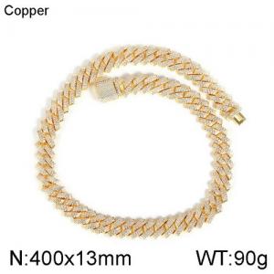 Copper Necklace - KN113043-WGQK
