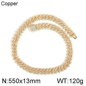 Copper Necklace - KN113045-WGQK