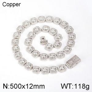 Copper Necklace - KN113055-WGQK