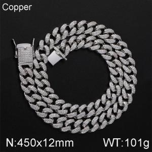 Copper Necklace - KN113059-WGQK