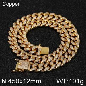 Copper Necklace - KN113065-WGQK