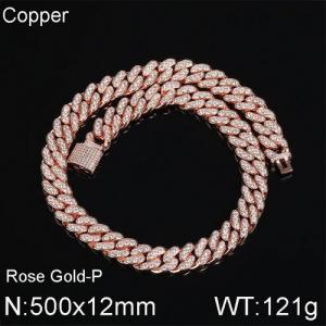 Copper Necklace - KN113082-WGQK