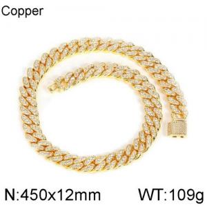 Copper Necklace - KN113083-WGQK