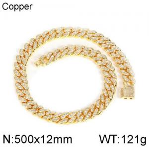 Copper Necklace - KN113084-WGQK
