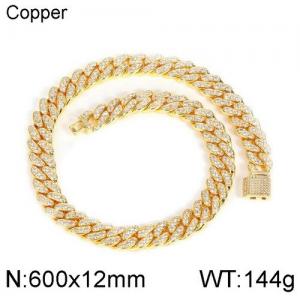 Copper Necklace - KN113085-WGQK