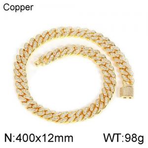 Copper Necklace - KN113087-WGQK