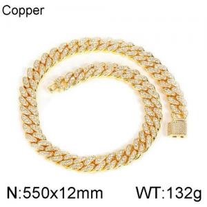 Copper Necklace - KN113088-WGQK