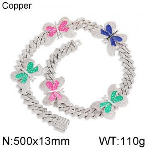 Copper Necklace - KN113092-WGQK