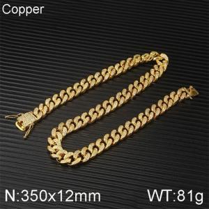 Copper Necklace - KN113101-WGQK