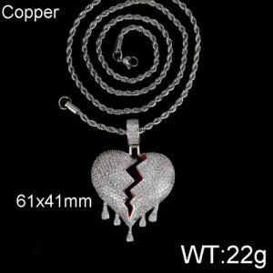 Copper Necklace - KN113108-WGQK